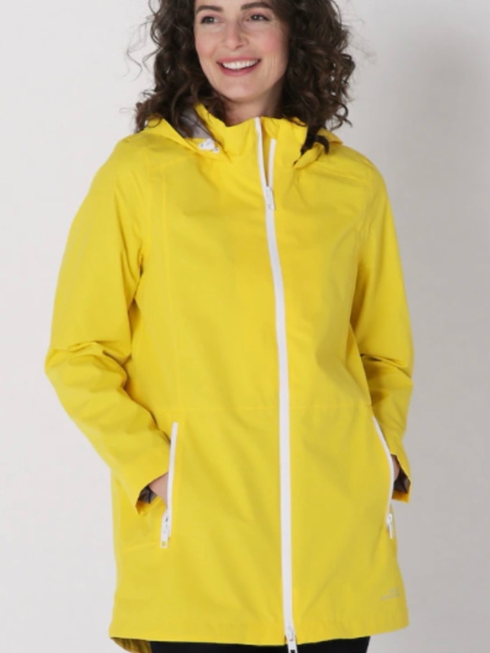 Arctic Expedition Women's Yellow Hooded Rain Jacket